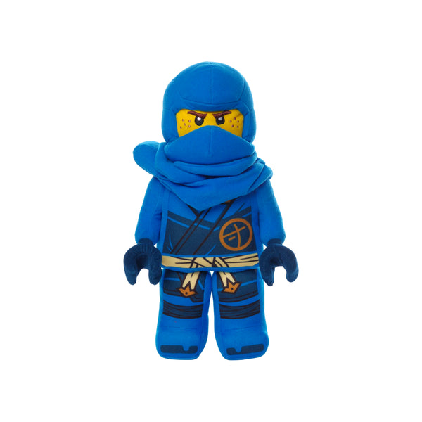 Manhattan Toys LEGO Ninjago Jay Plush Character Toy, Soft Collectible Ninja Doll for Kids, Bedroom Decor, Gift for Boys & Girls, Stuffed Figure, 35.5 cm