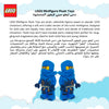 Manhattan Toys LEGO Ninjago Jay Plush Character Toy, Soft Collectible Ninja Doll for Kids, Bedroom Decor, Gift for Boys & Girls, Stuffed Figure, 35.5 cm