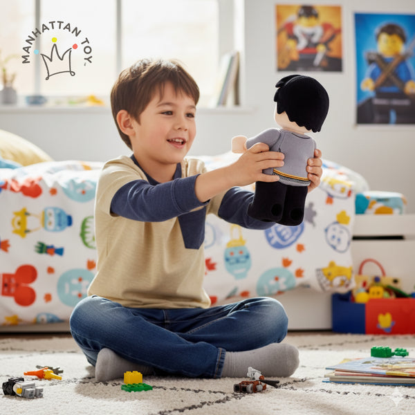 Manhattan Toys LEGO Harry Potter Plush Character Toy, Soft Collectible Wizard Doll for Kids, Room Decor, Gift for Boys & Girls, Stuffed Figure, 17.8W x 12.1D x 30.5H cm