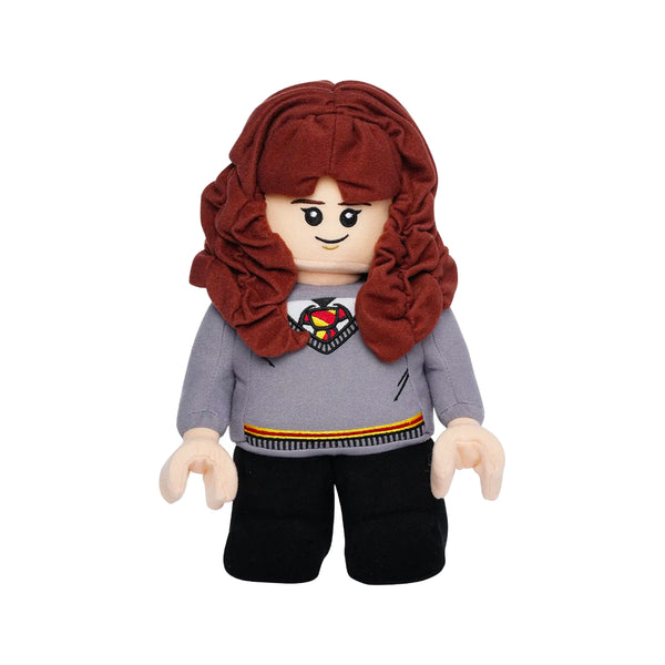 Manhattan Toys LEGO Hermione Granger Plush Character Toy, Soft Collectible Wizard Doll for Kids, Room Decor, Gift for Boys & Girls, Stuffed Figure, 17.8W x 12.1D x 30.5H cm