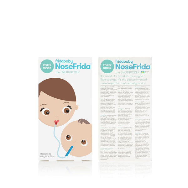 Frida Baby NoseFrida the Snotsucker - Nasal Aspirator in Paper Pack | Baby Nose Cleaner | Baby Nose Sucker for Infants