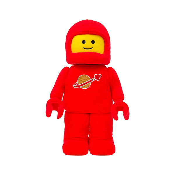 Manhattan Toys LEGO Red Astronaut Plush Character Toy, Soft Collectible Space Doll for Kids, Room Decor, Gift for Boys & Girls, Stuffed Figure, 17.8W x 9D x 35.5H cm