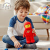 Manhattan Toys LEGO Red Astronaut Plush Character Toy, Soft Collectible Space Doll for Kids, Room Decor, Gift for Boys & Girls, Stuffed Figure, 17.8W x 9D x 35.5H cm