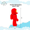 Manhattan Toys LEGO Red Astronaut Plush Character Toy, Soft Collectible Space Doll for Kids, Room Decor, Gift for Boys & Girls, Stuffed Figure, 17.8W x 9D x 35.5H cm