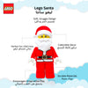 Manhattan Toys LEGO Santa Plush Character Toy, Soft Collectible Holiday Doll for Kids, Festive Room Decor, Gift for Boys & Girls, Stuffed Figure, 23.9 cm