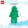 Manhattan Toys LEGO Ninjago Lloyd Plush Character Toy, Soft Collectible Ninja Doll for Kids, Bedroom Decor, Gift for Boys & Girls, Stuffed Figure, 17.8 cm