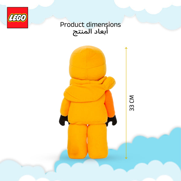 Manhattan Toys LEGO Ninjago Arin Plush Character Toy, Soft Collectible Ninja Doll for Kids, Bedroom Decor, Gift for Boys & Girls, Stuffed Figure, 17.8 cm