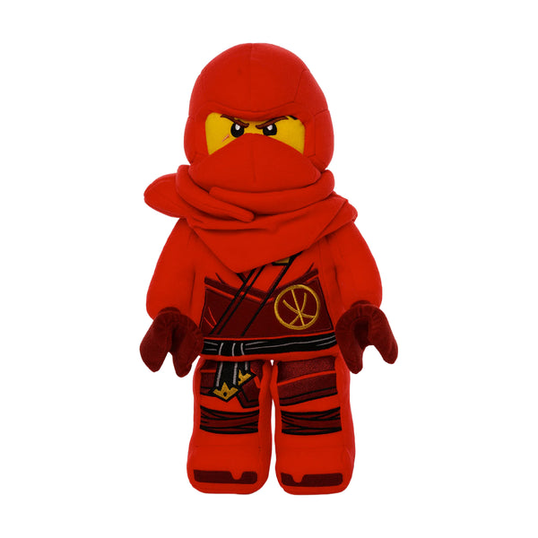 Manhattan Toys LEGO Ninjago Kai Plush Character Toy, Soft Collectible Ninja Doll for Kids, Bedroom Decor, Gift for Boys & Girls, Stuffed Figure, 17.8 cm