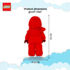 Manhattan Toys LEGO Ninjago Kai Plush Character Toy, Soft Collectible Ninja Doll for Kids, Bedroom Decor, Gift for Boys & Girls, Stuffed Figure, 17.8 cm