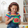 Manhattan Toys LEGO Duplo Watermelon Plush Character Toy, Soft Collectible Fruit Doll for Kids, Cute Room Decor, Gift for Boys & Girls, Stuffed Figure, 8H x 10W x 5.5D cm