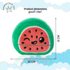 Manhattan Toys LEGO Duplo Watermelon Plush Character Toy, Soft Collectible Fruit Doll for Kids, Cute Room Decor, Gift for Boys & Girls, Stuffed Figure, 8H x 10W x 5.5D cm