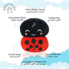 Manhattan Toys LEGO Duplo Ladybug Plush Character Toy, Soft Collectible Bug Doll for Kids, Cute Room Decor, Gift for Boys & Girls, Stuffed Figure, 11H x 9W x 5.5D cm