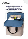 Stylish Diaper Backpack | Spacious Baby Bag with Portable Changing Pad | Insulated Bottle Compartment | Laptop Pocket | Eco-Friendly | Compatible with Hub/Day/Geo | Sandy Taupe | 43.5 x 32.5 x 13.5 cm - Sandy Taupe