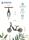 Charlie Black 10-Inch Kids Balance Bike | Adjustable Seat | Puncture-Free Tires | Carry Handle | 18-48 months