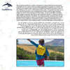 Konfidence Jacket | Buoyancy Aid for Swimming | Removable Floats | 6-7 Years | Blue Palm | Ideal for Swimming Lessons & Water Fun | Adjustable