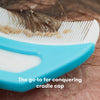 Frida Baby The 3-Step Cradle Cap System By | Dermafrida The Flakefixer | Sponge, Brush, Comb And Storage Stand For Babies With Cradle Cap