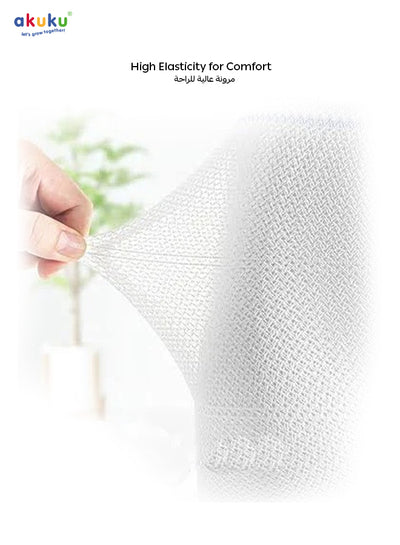 Akuku Reusable Mesh Maternity Briefs for Postpartum | Breathable & Washable Underwear for After Birth Recovery | High Waist | Size L | Pack of 2 | Soft | Stretchable | Hygienic