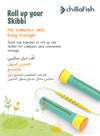 Skibbi Mint Adjustable Jump Rope | Twist to Fit | No Wire Cutting | 20-330cm | All ages