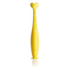 Frida Baby Training Toothbrush | Toddler Toothbrush for 18-24 Months, Easy-Grip Handle, Triple Angle Bristles, Soft Toothbrush Bristles, Stay-Put Suction Cup | Yellow
