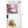 Heart Notepad Peel and Stick Dry Erase Wall Decals | Removable Writable Reusable Surface | Easy Apply Damage-Free Decor for Home Office Kids Room