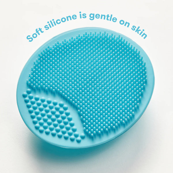Frida Baby DermaFrida The SkinSoother Baby Bath Brush | Cradle Cap Brush for Babies, Baby Essential for Dry Skin, Cradle Cap Treatment and Eczema