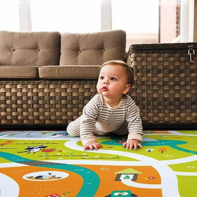 Mülti Reversible Playmat (TILES) – Safe, Comfortable & Durable Playmat for Babies and Toddlers | Shock-Absorbent, Water-Resistant & Easy to Clean | Flexible, BPA-Free, Travel-Friendly Design