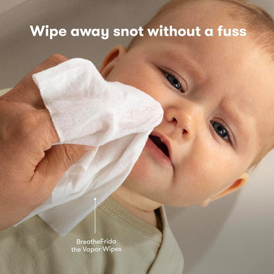 Frida Baby Sick Day Prep Kit | Sick Baby Essentials, Allergy Relief Set Includes NoseFrida Nasal Aspirator, MediFrida Pacifier Medicine Dispenser, Breathefrida Vapor Rub, Snot Wipes