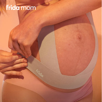 Pregnancy Belly Band Kinesiology Tape | Discreet Maternity Support | Back & Round Ligament Pain Relief | Waterproof Medical Grade Adhesive | 5.49m Roll with Storage Dispenser