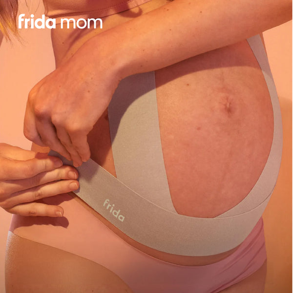 Pregnancy Belly Band Kinesiology Tape | Discreet Maternity Support | Back & Round Ligament Pain Relief | Waterproof Medical Grade Adhesive | 5.49m Roll with Storage Dispenser