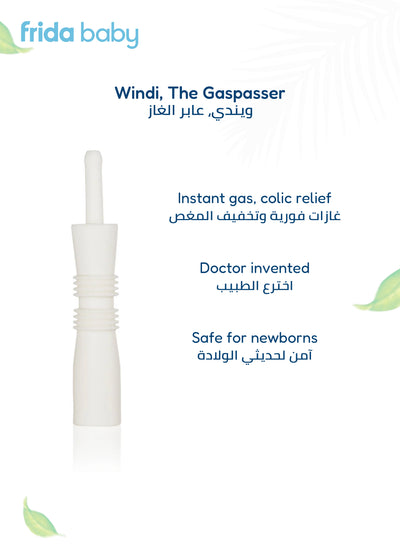 Windi Gaspasser (10 Tubes) | Gas Relief Essentials | Instant Colic & Tummy Comfort Kit | Gassy Belly Rub | Baby Tummy Relief | Natural & Doctor-Invented