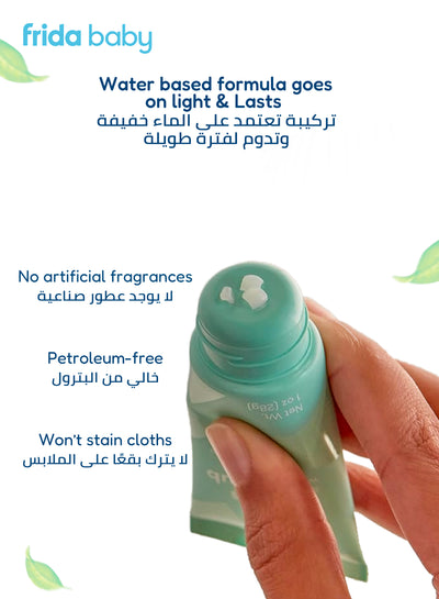No-Mess Vapor Rub for Babies | Soothing Eucalyptus & Lavender | Made in USA | Petroleum-Free | Built-in Applicator | 28g Tube | Long-Lasting Comfort | Non-Staining