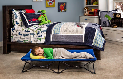 Regalo My Cot Portable Toddler Bed (Royal Blue) – Foldable Travel Cot, Lightweight & Sturdy Frame, No-Setup Design, Indoor & Outdoor Use, Perfect for Sleepovers & Camping
