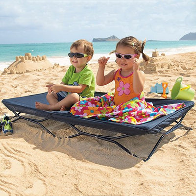 Regalo My Cot Portable Toddler Bed (Royal Blue) – Foldable Travel Cot, Lightweight & Sturdy Frame, No-Setup Design, Indoor & Outdoor Use, Perfect for Sleepovers & Camping