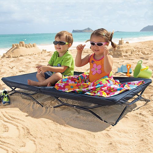 Regalo My Cot Portable Toddler Bed (Royal Blue) – Foldable Travel Cot, Lightweight & Sturdy Frame, No-Setup Design, Indoor & Outdoor Use, Perfect for Sleepovers & Camping
