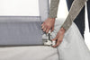 Regalo HideAway 54-Inch Extra Long Bed Rail – Secure Swing-Down Guard, Reinforced Anchor Safety, Sturdy Metal Frame, Breathable Mesh, No-Tool Setup, Grey