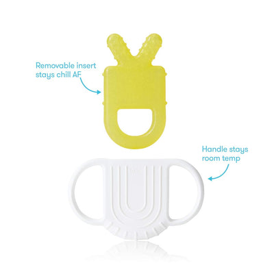Fridababy Not-Too-Cold-to-Hold Teether BPA-Free Silicone Teether Toy for Babies