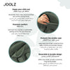 Breathable Stroller Seat Liner | Cooling 3D Mesh & Soft Bamboo Viscose | Reversible Padded Cushion | Machine Washable | Fits Aer2, Day5 & Geo | Folded 42 x 14 cm | Forest Green