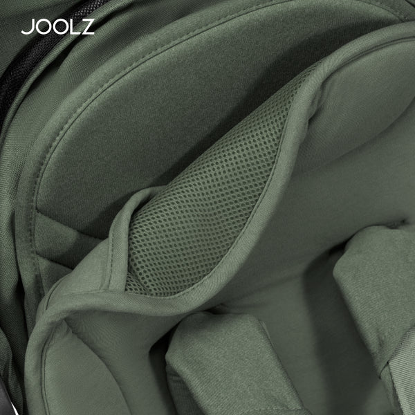 Breathable Stroller Seat Liner | Cooling 3D Mesh & Soft Bamboo Viscose | Reversible Padded Cushion | Machine Washable | Fits Aer2, Day5 & Geo | Folded 42 x 14 cm | Forest Green