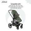Breathable Stroller Seat Liner | Cooling 3D Mesh & Soft Bamboo Viscose | Reversible Padded Cushion | Machine Washable | Fits Aer2, Day5 & Geo | Folded 42 x 14 cm | Forest Green