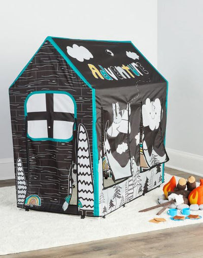 Woodland -Themed Kids Playhouse Tent – Indoor & Outdoor Fun | Easy Setup, Durable Fabric, Creative Camping Design | Perfect for Imaginative Playtime
