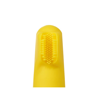 Frida Baby Baby's First Finger Toothbrush with Storage Case, 3 Months and Up - Yellow