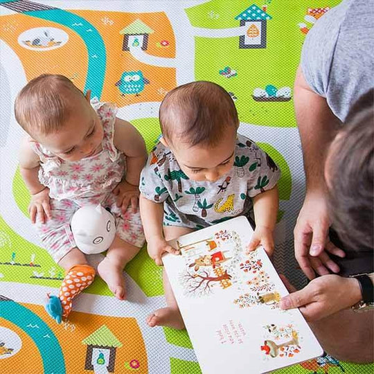 Mülti Reversible Playmat (TILES) – Safe, Comfortable & Durable Playmat for Babies and Toddlers | Shock-Absorbent, Water-Resistant & Easy to Clean | Flexible, BPA-Free, Travel-Friendly Design