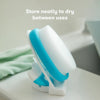 Frida Baby The 3-Step Cradle Cap System By | Dermafrida The Flakefixer | Sponge, Brush, Comb And Storage Stand For Babies With Cradle Cap