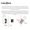 Twist Uni Connector Universal Magnetic Bottle Holder | Soft Plastic Bike Bottle Cage | Fits Up To 8 cm Diameter | Easy Boa Fit Adjustment | MTB Road Cycling | 6.9 x 10.4 x 3.9 cm