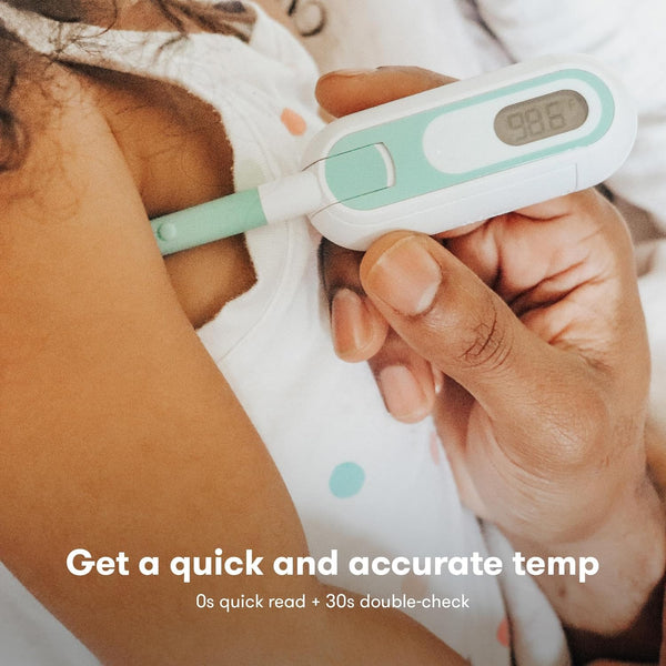Frida Baby 3-in-1 True Temp Digital Thermometer for Fevers: Babies & Kids (Rectal, Underarm + Oral)