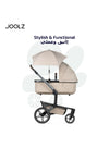 Universal Baby Stroller Parasol UPF50+ Sun Protection | Adjustable Flexible Arm Clip-On Umbrella | Sandy Taupe | Fits Multiple Strollers | Lightweight Shade 30 CM - Sandy Taupe