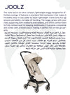 Aer² Compact & Lightweight Baby Stroller | One-Hand Fold | Suitable from Newborn to Toddler | Easy Steering | Airplane Friendly | Ultra-Compact | 44x53x23.5 CM | Calming Beige | 6.2 Kg
