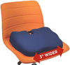 Contour Kabooti Coccyx Foam Seat Cushion Large , Donut Cushion 3-in-1 Seat Cushion Reduces Pressure & Comforts Sore & Sensitive Areas | For Your Sensitive Bottom Area | The Seat Cushion – Navy Blue, Large