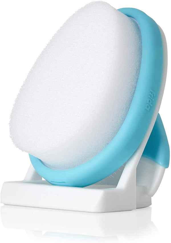 Frida Baby The 3-Step Cradle Cap System By | Dermafrida The Flakefixer | Sponge, Brush, Comb And Storage Stand For Babies With Cradle Cap