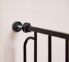 Regalo Easy Step 49-Inch Extra Wide Baby Gate – Includes 4" & 12" Extension Kit, Pressure & Wall Mount, Walk-Through Design, Safety for Doorways & Stairs – Black
